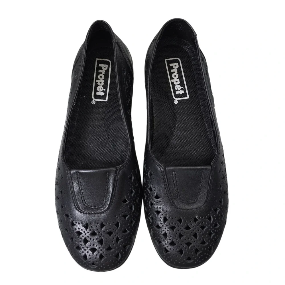 Propet black leather